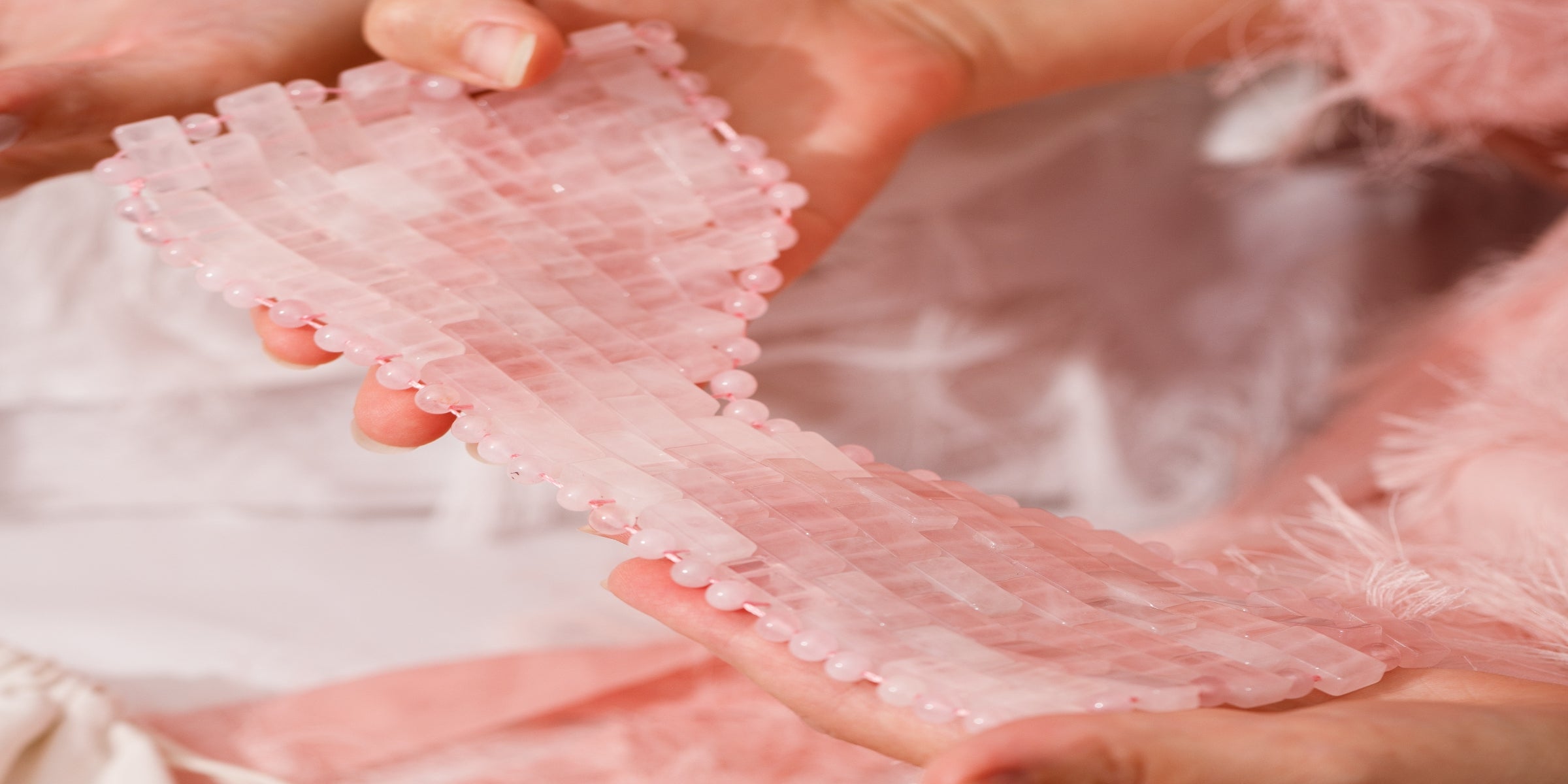 Wholenessly Rose Quartz Eye Mask